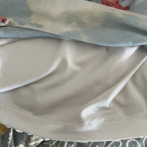 Sugar Thrillz Heavenly Angel Blue Crop Top - Picture 7 of 10